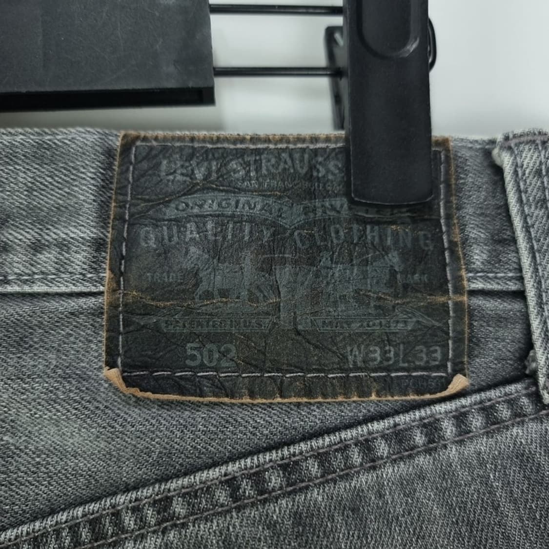[리바이스] 재팬 502 그레이 데님 팬츠 청바지 M19217 상품이미지7