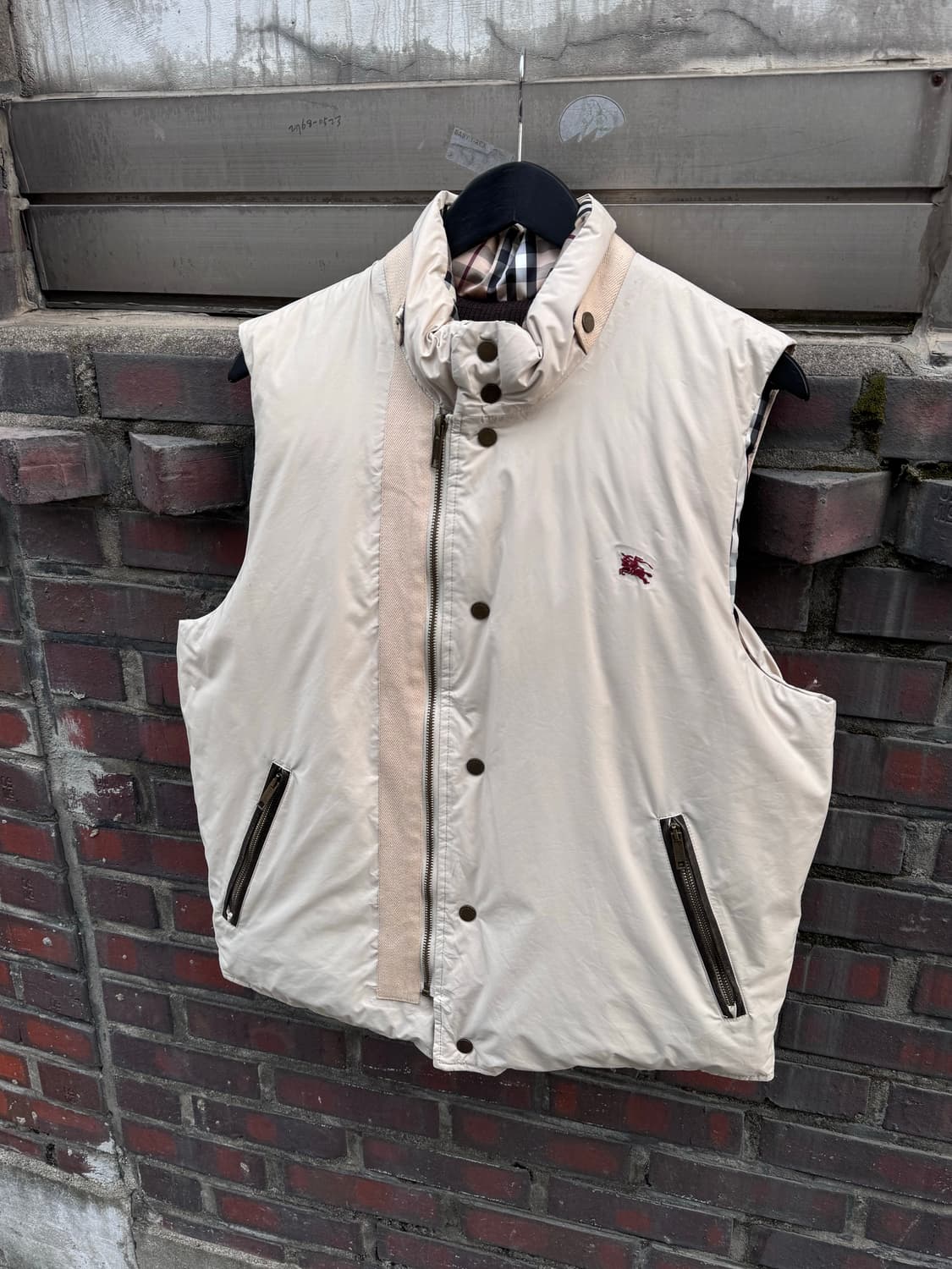 Burberry 버버리 런던 노바체크 리버시블 패딩 베스트 상품이미지1