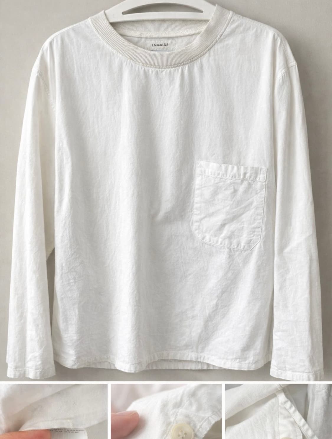 르메르 포플린 롱슬리브 티셔츠 48 상품이미지1