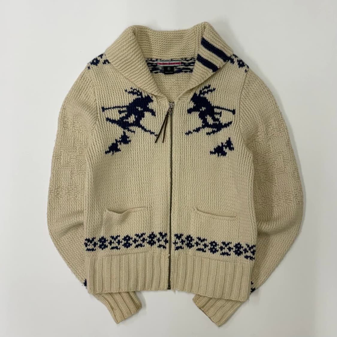 폴로 진스 노르딕 코위찬 걸즈 니트집업(S) 상품이미지4