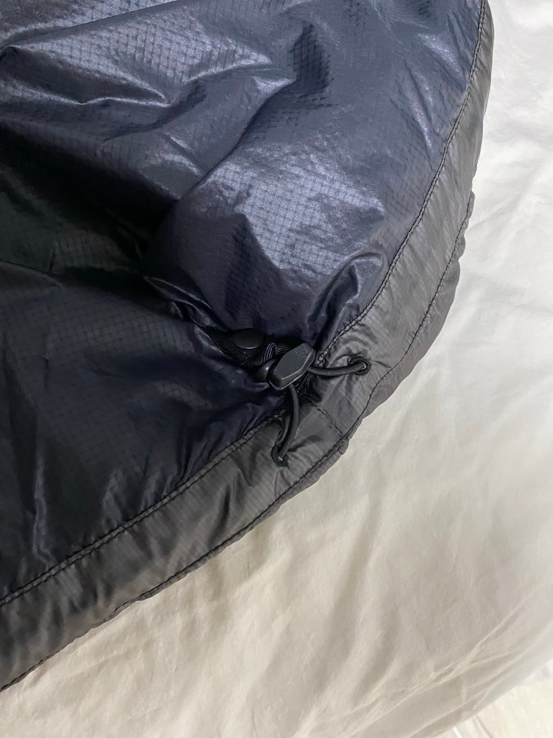 [S] 언어펙티드 LS HOODED DOWN BLACK 후디드 다운패딩 상품이미지3