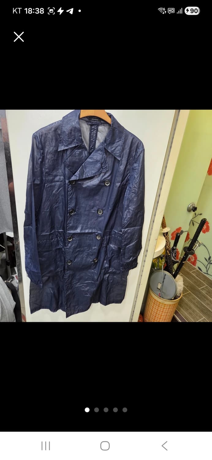 줄리아노 후지와라 시스루 코트 상품이미지1