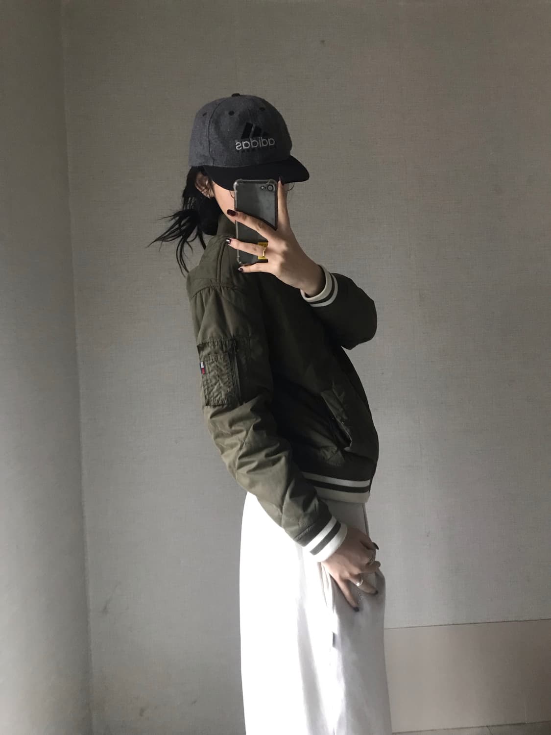 타미힐피거 카키 패딩 상품이미지5