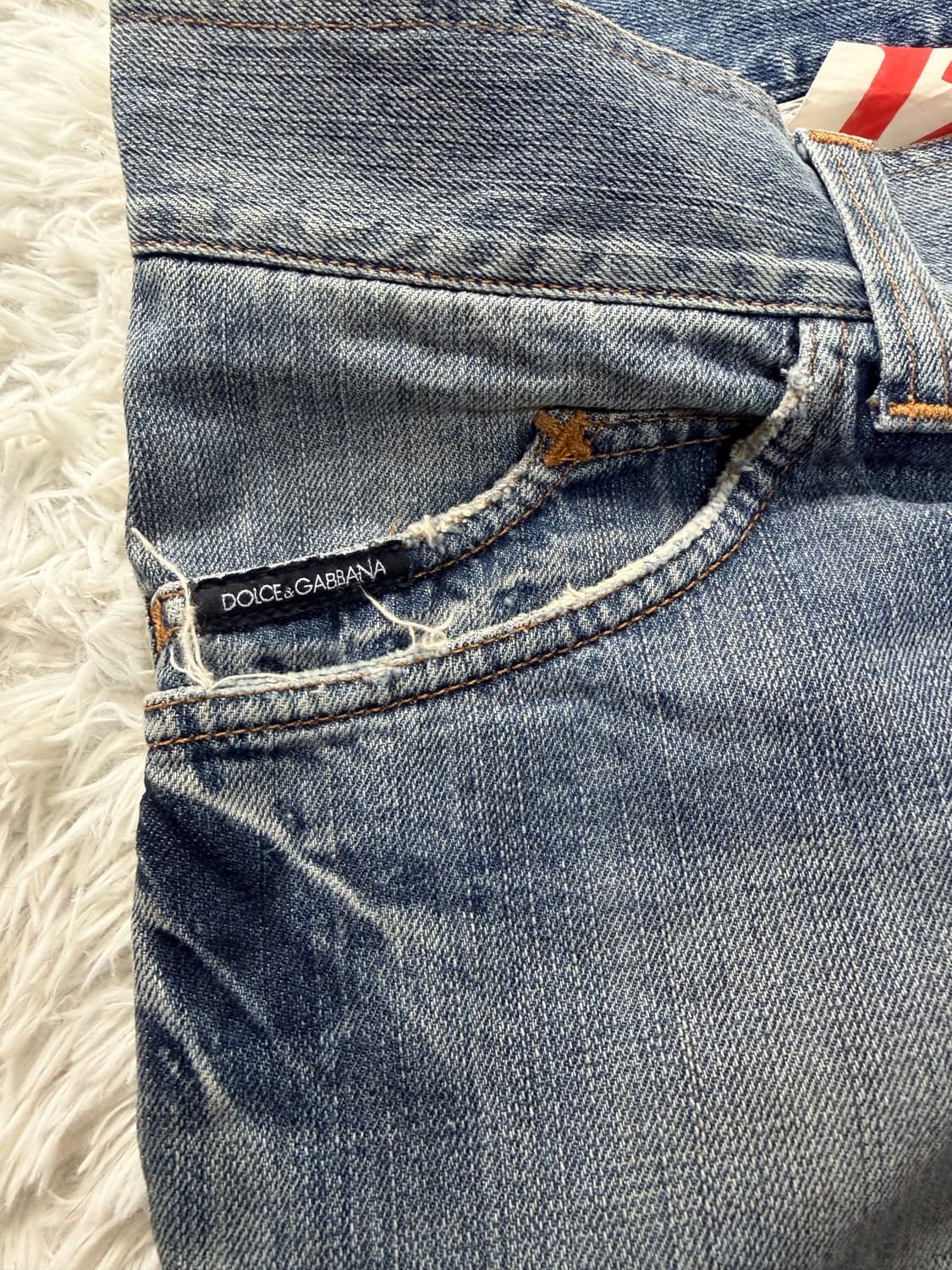 돌체앤가바나(Dolce & Gabbana) 빈티지 디스트레스드 워싱 데님 상품이미지8