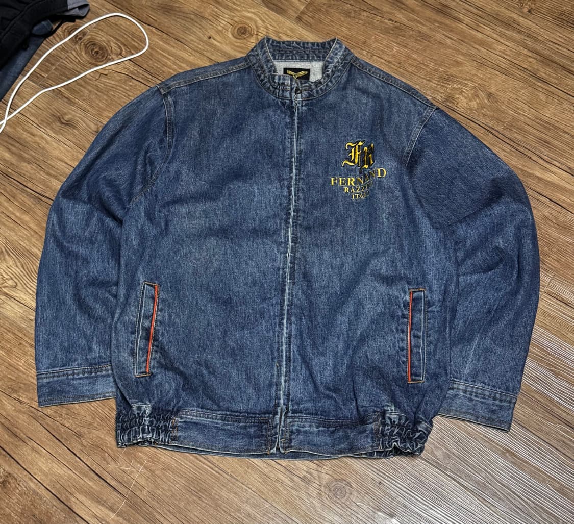 [XL] 페르난도 라찌니 라이더 데님 워크 자켓 상품이미지2