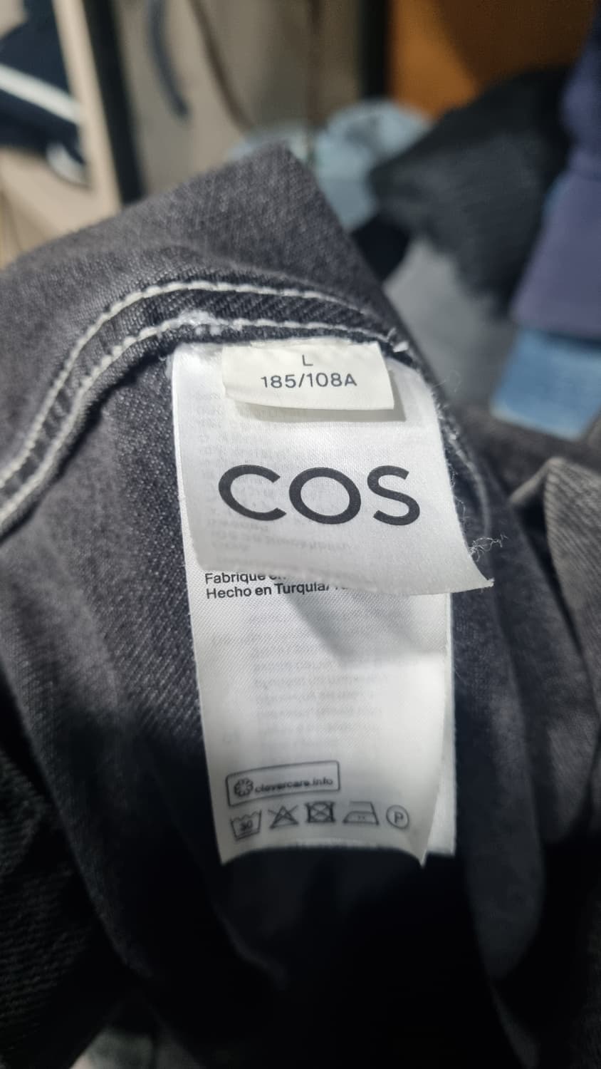 코스 cos 남성 워싱 데님셔츠 가슴단면71 (110이상) 상태좋음 상품이미지3