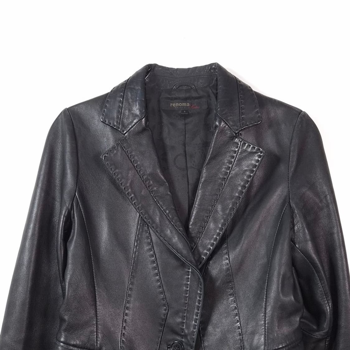 레노마 레이디스 램스킨 레더 블레이저 자켓 6 상품이미지3