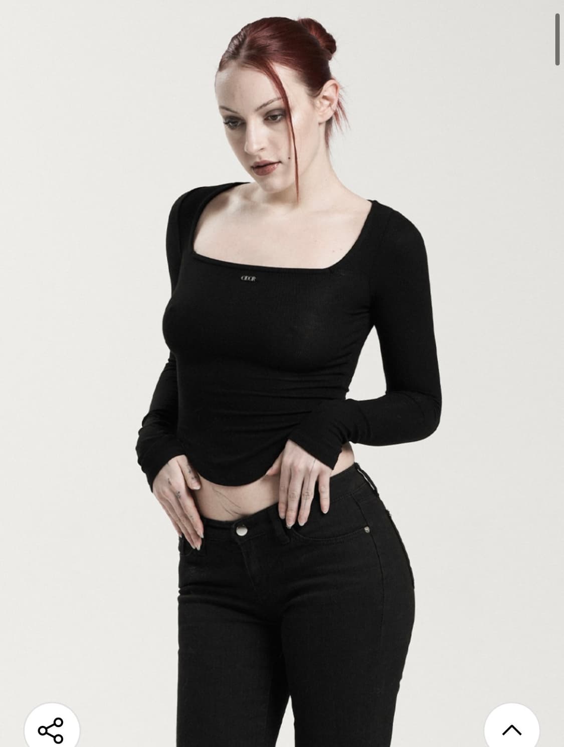  오도어 스퀘어티 블랙 (Odor Square tee Black) 상품이미지1