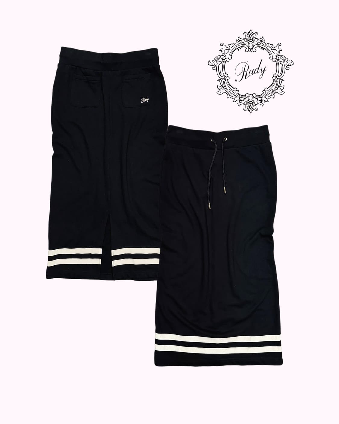RADY logo sweat string skirt 상품이미지1