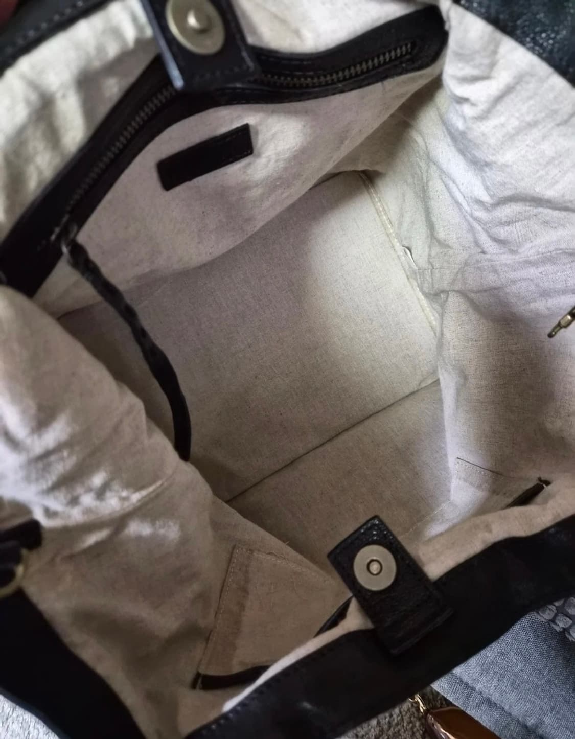 리얼램스킨 고급린넨 가방 상품이미지3