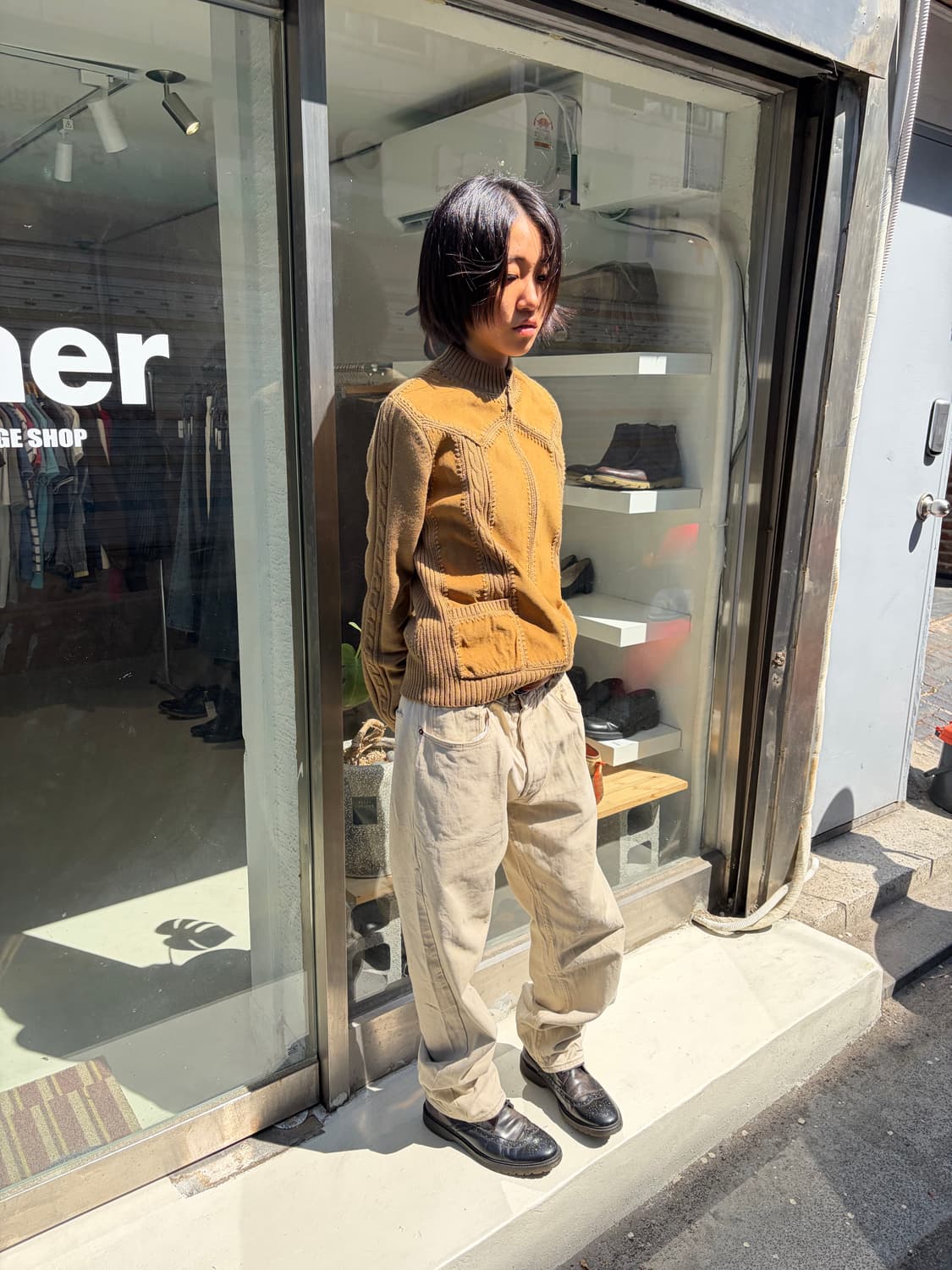 Levi’s 501 베이지 코튼 팬츠 33 상품이미지7