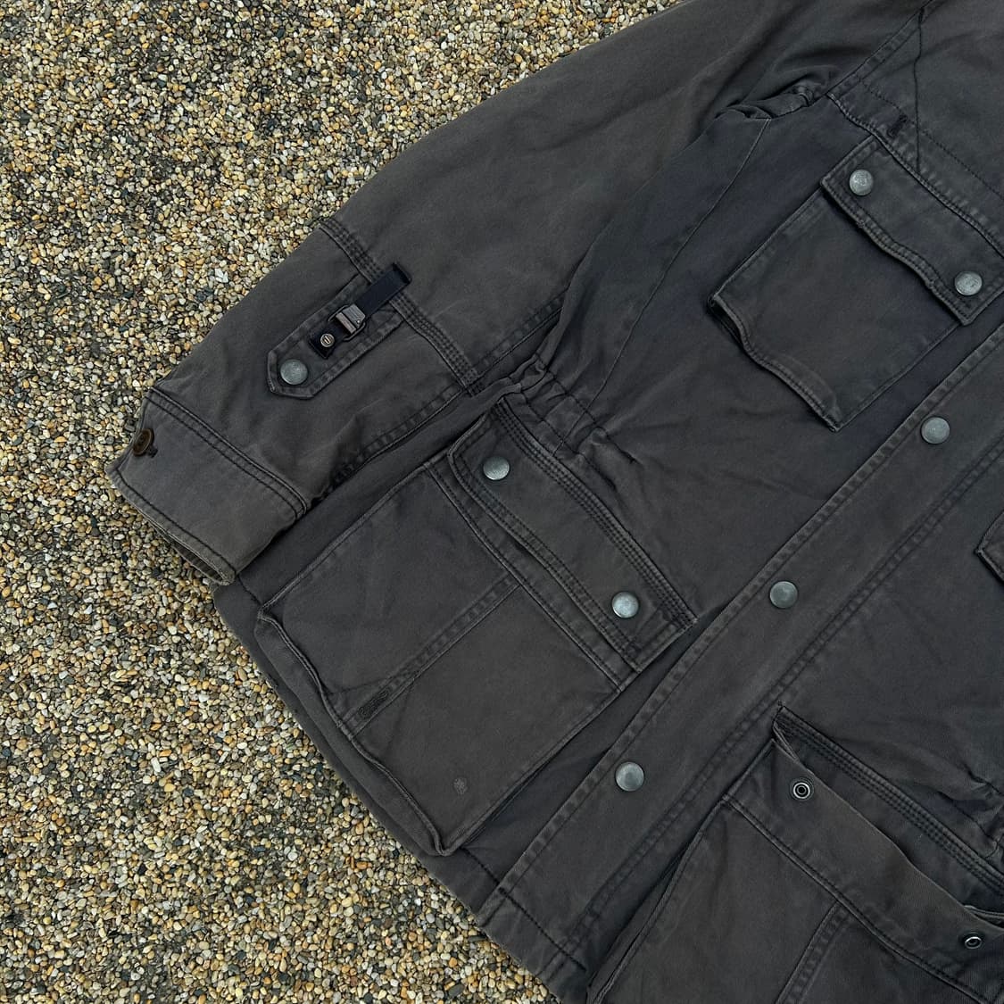 디젤(DISEL) 빈티지 흑청 멀티포켓 자켓 상품이미지3