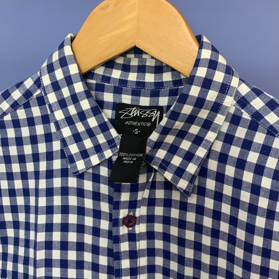 스투시 체크 셔츠 상품이미지4