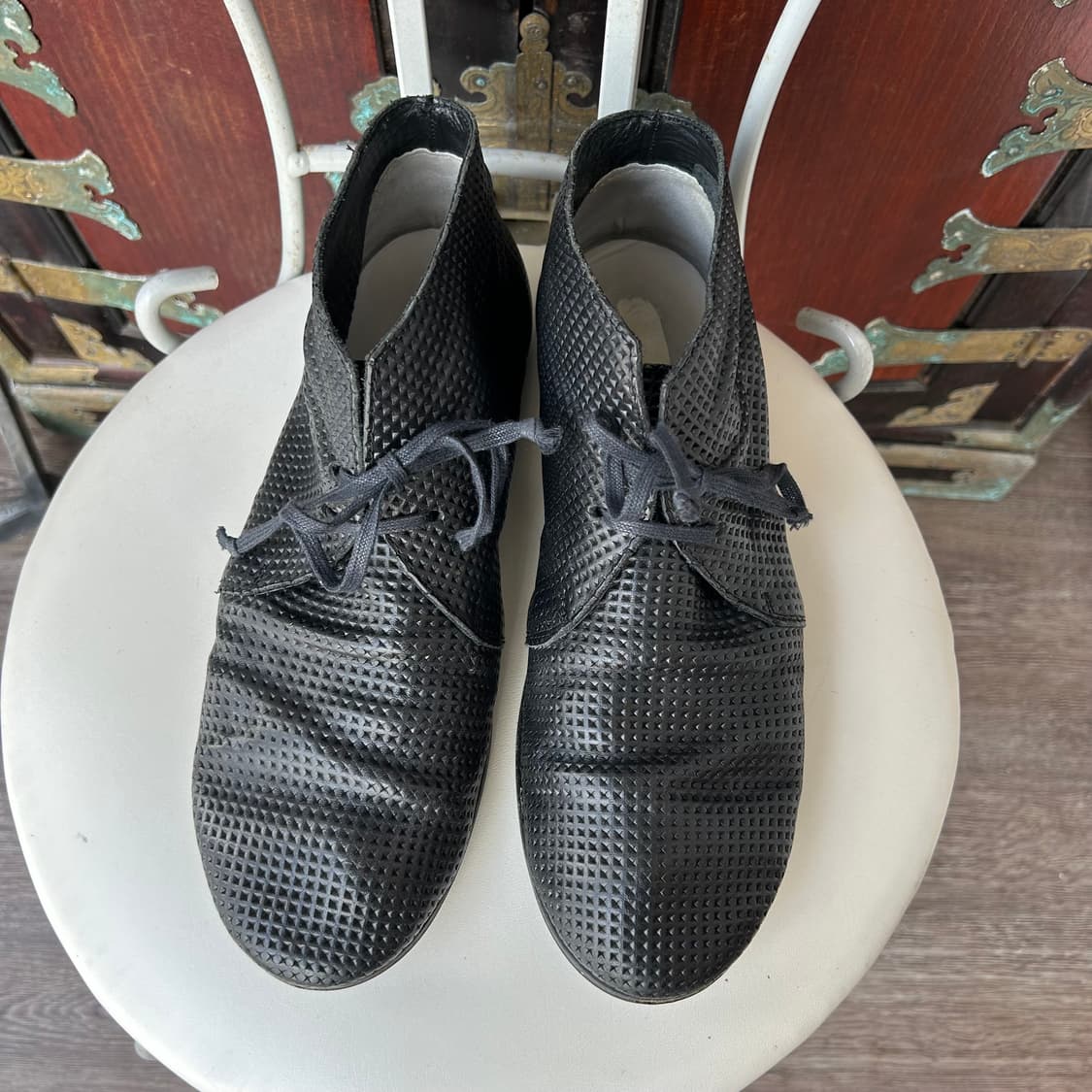 마르셀 펀칭 레더 앵클 부츠 상품이미지3