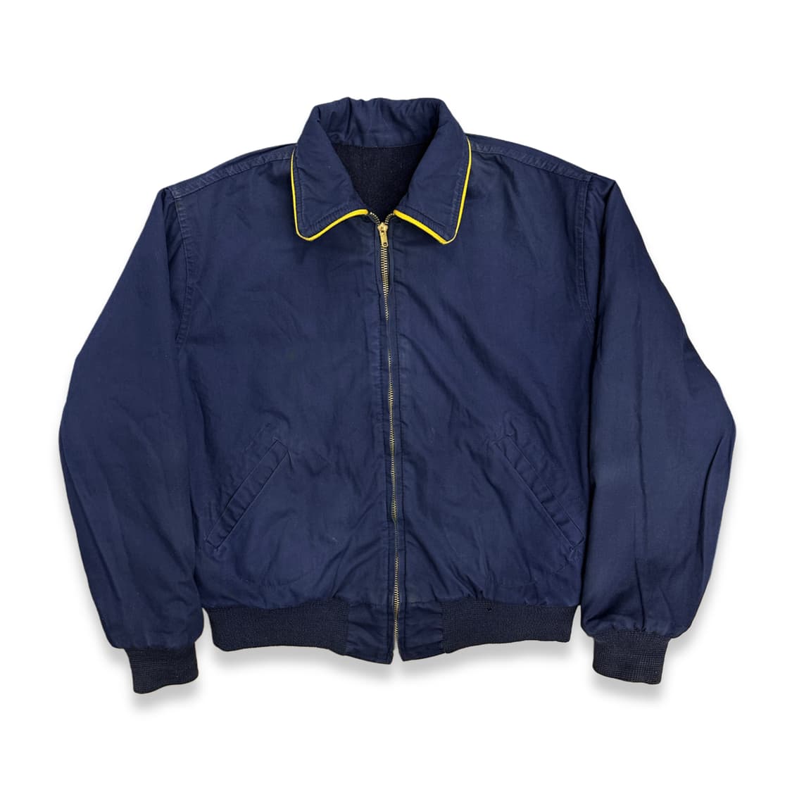 60s ELCO School 리버서블 울 바시티 자켓 M 상품이미지3