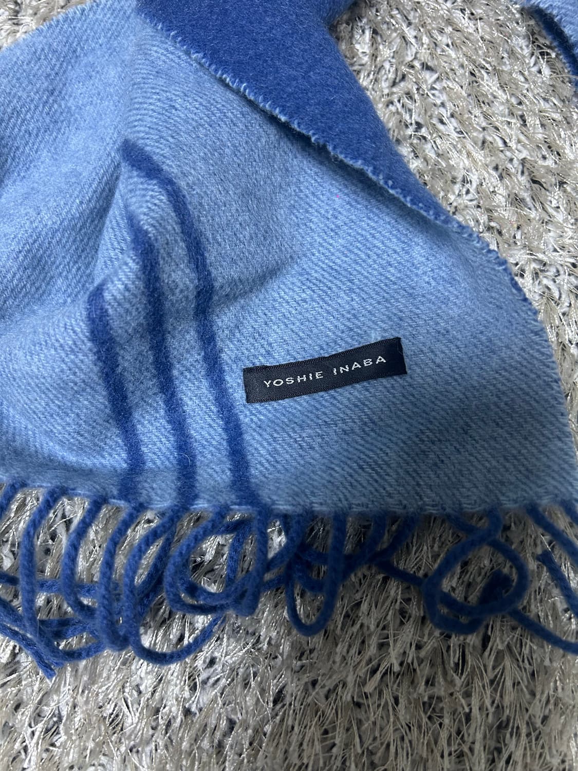일본판 YOSHIE INABA 캐시미어목도리 상품이미지2