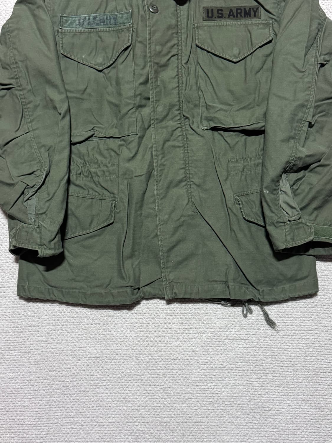 60s US ARMY M-51 필드 자켓 Small Short 상품이미지5