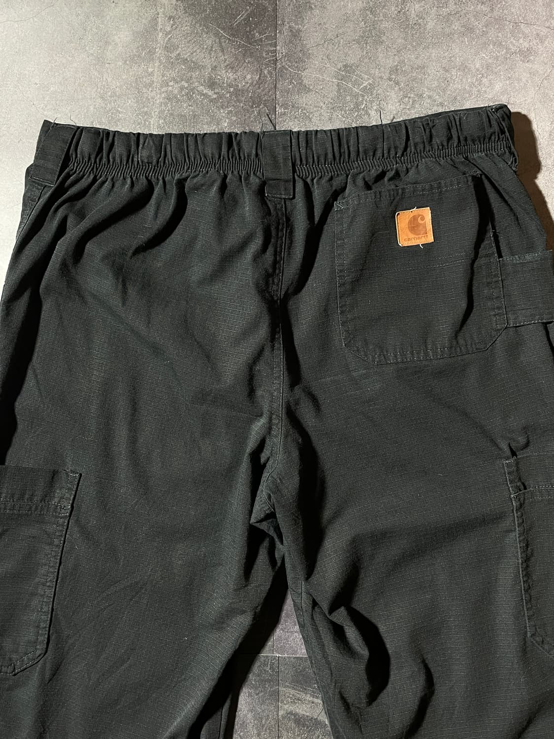 CARHARTT 칼하트 빈티지 하프밴딩 블랙 카고 팬츠 상품이미지7