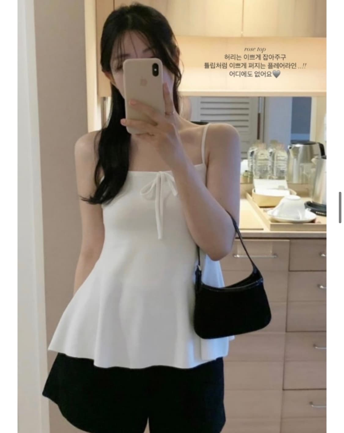 새상품) 라플리에 로즈 탑 rose top 상품이미지3