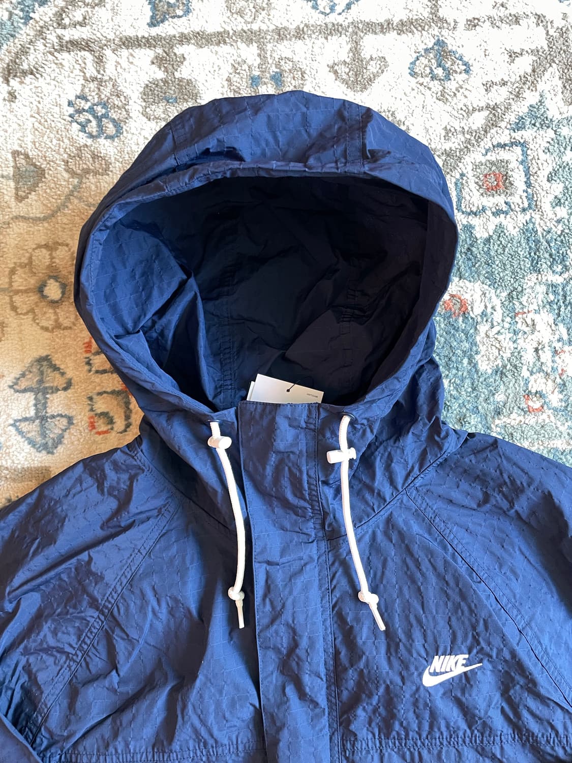 나이키 클럽 보라인 자켓 미드나잇 네이비 화이트(새제품. XXL) 상품이미지3