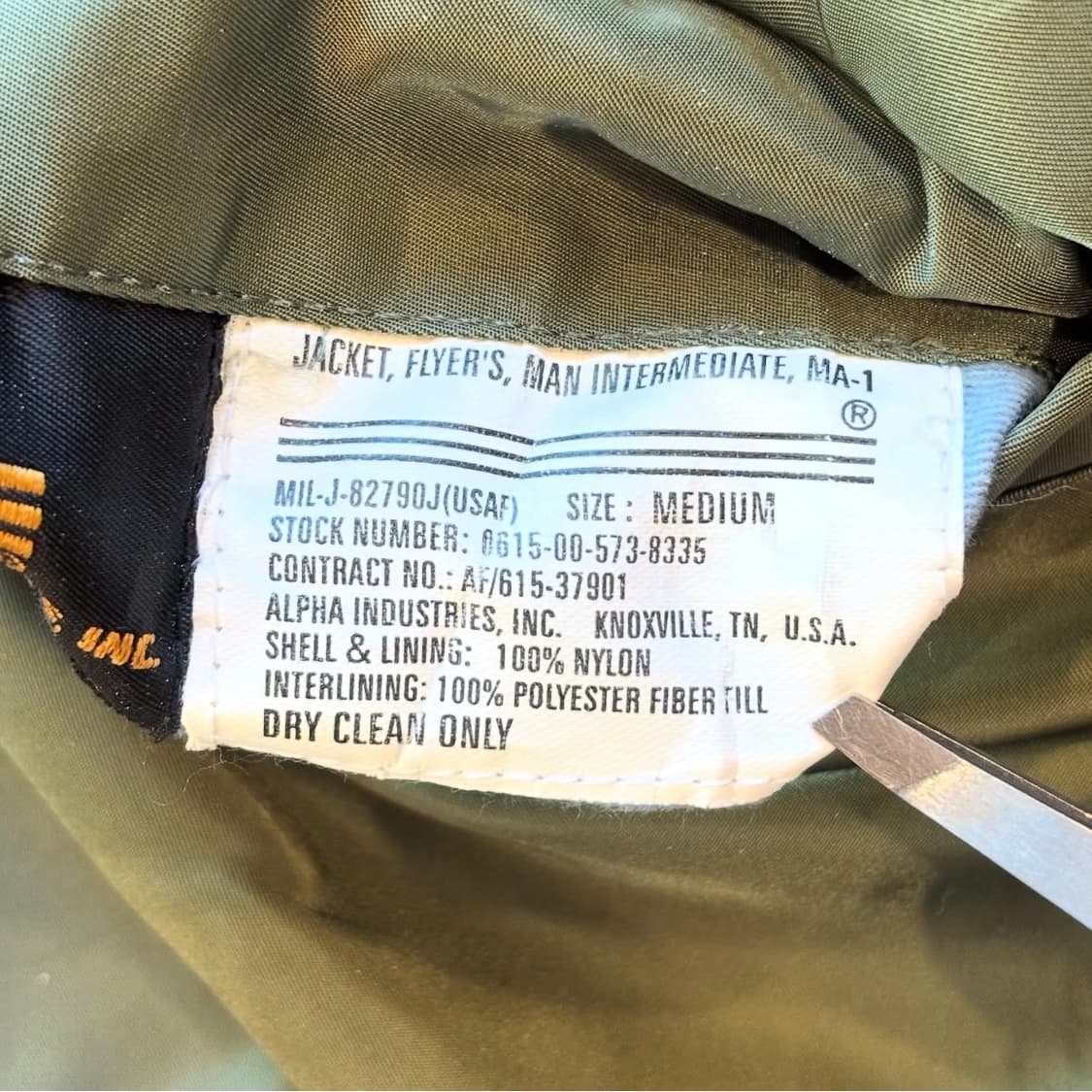 00's 알파인더스트리 리버시블 ma-1 상품이미지8