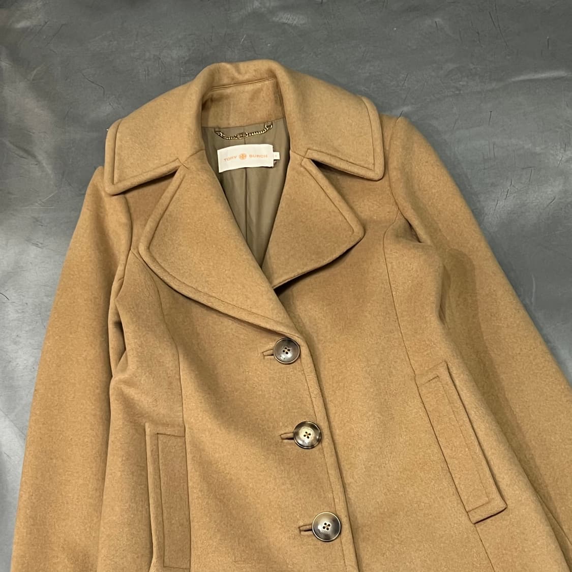  토리버치 울혼방 더블 롱 코트 y15625 상품이미지3