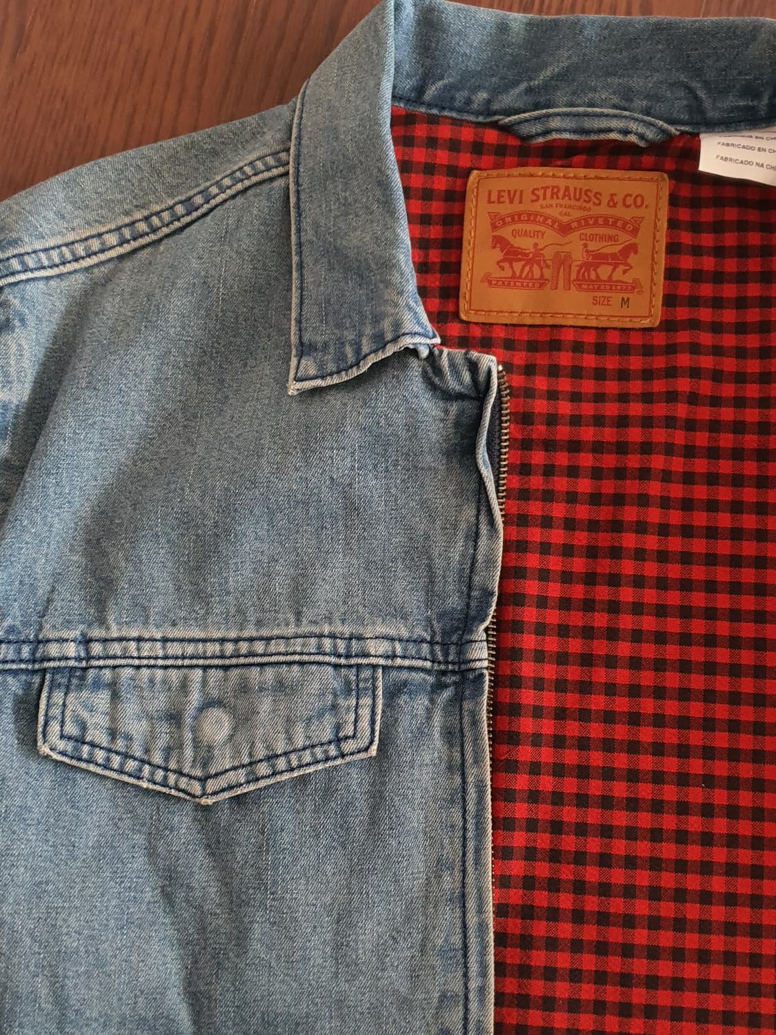 M) 리바이스 청 자켓 집업 상품이미지1