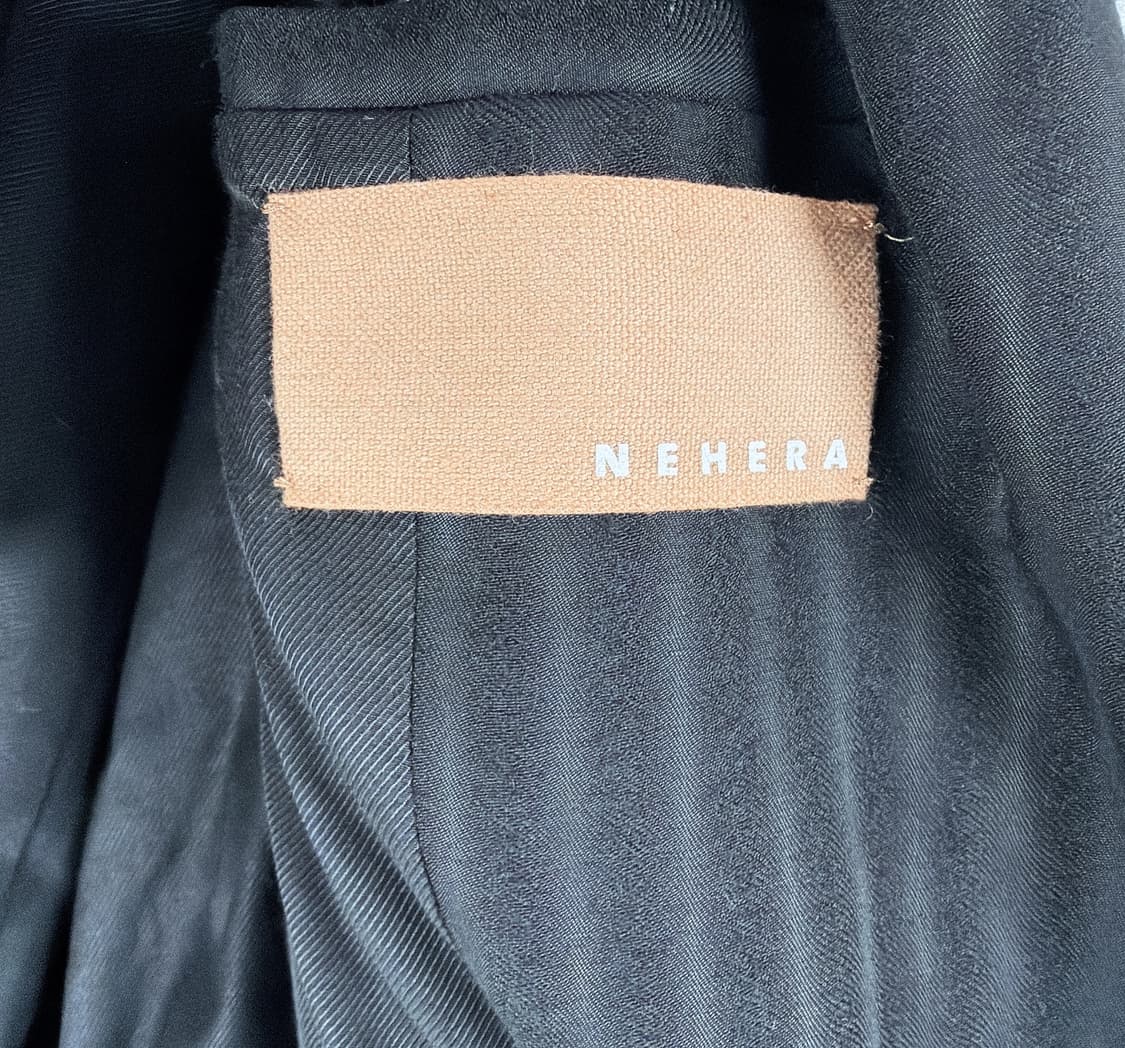 (정품/새상품) NEHERA 네헤라 여성 블랙 스트라이프 더블 자켓 상품이미지5