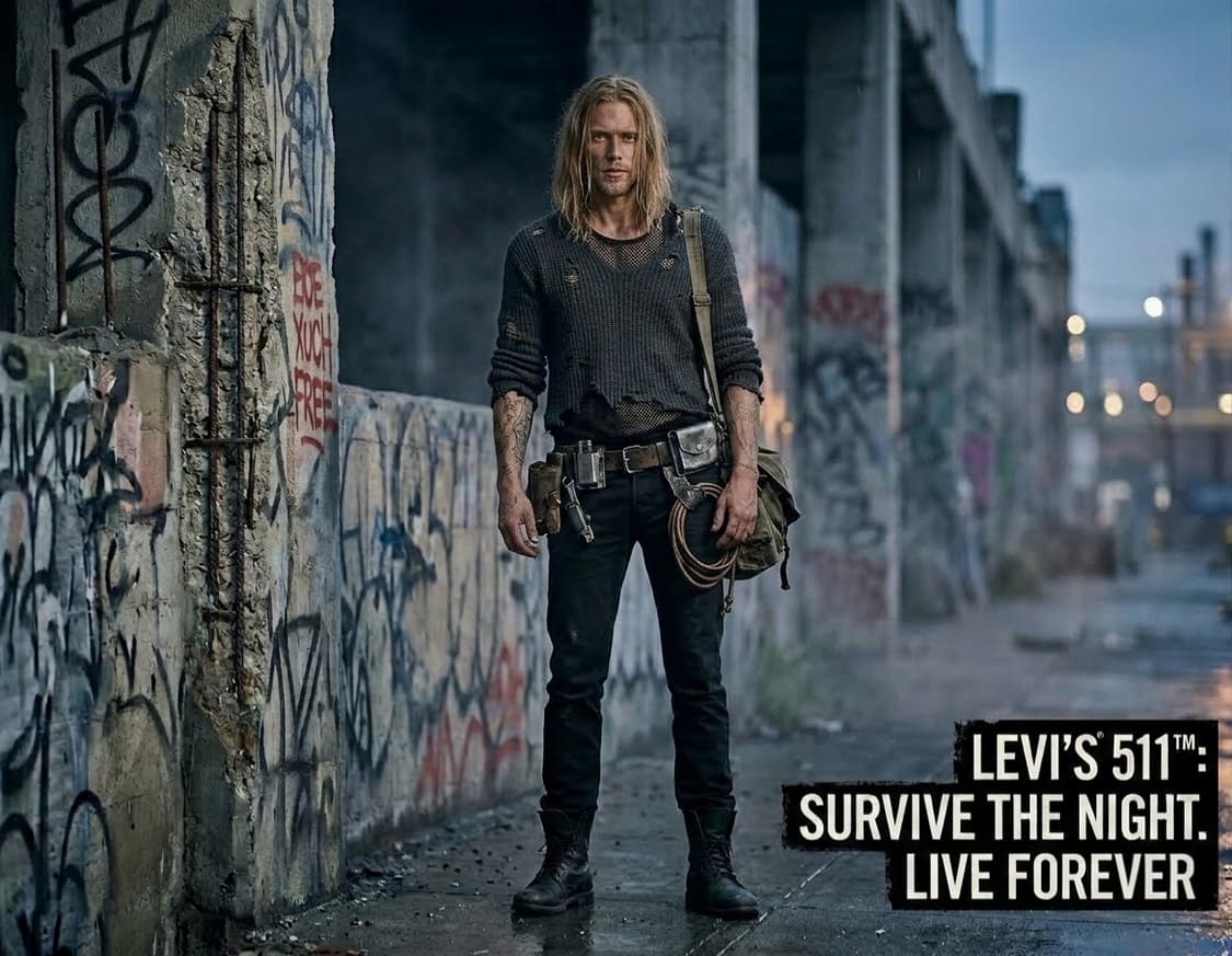 리바이스 511 스트레이트 슬림핏 블랙 데님 (W33 L30) 상품이미지1