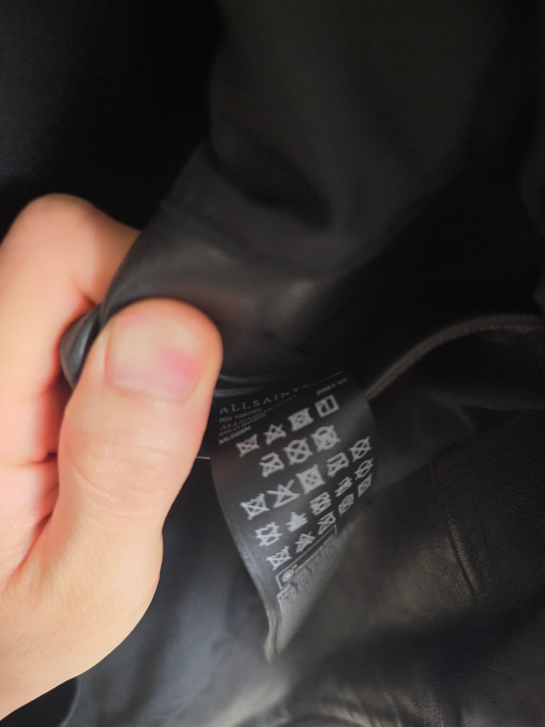 [L] 올세인츠 밀로 가죽자켓 상품이미지4