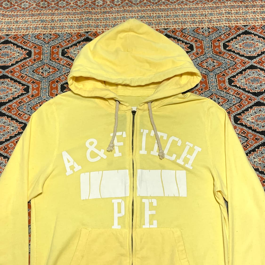 아베크롬비 옐로우 후드집업 여성M 상품이미지2