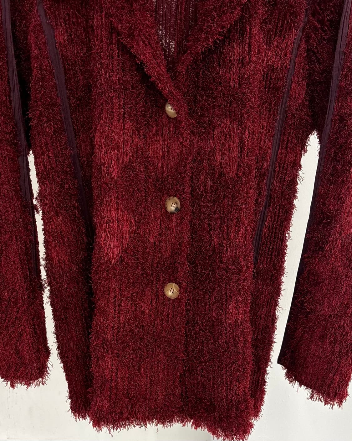 플리츠 플리즈 레드 자켓 상품이미지5