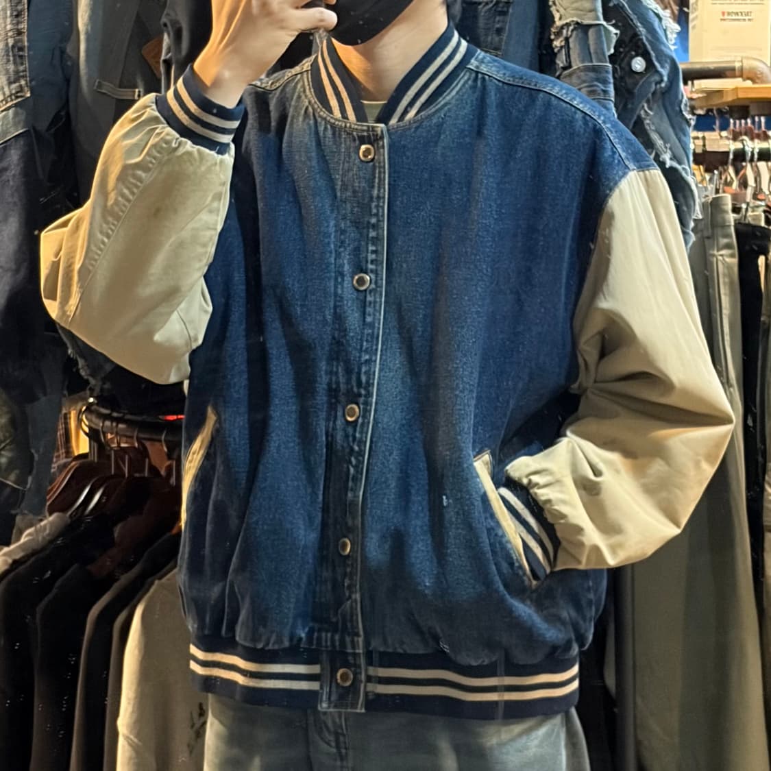 [NO.9] VTG 데님 바시티 자켓 상품이미지2