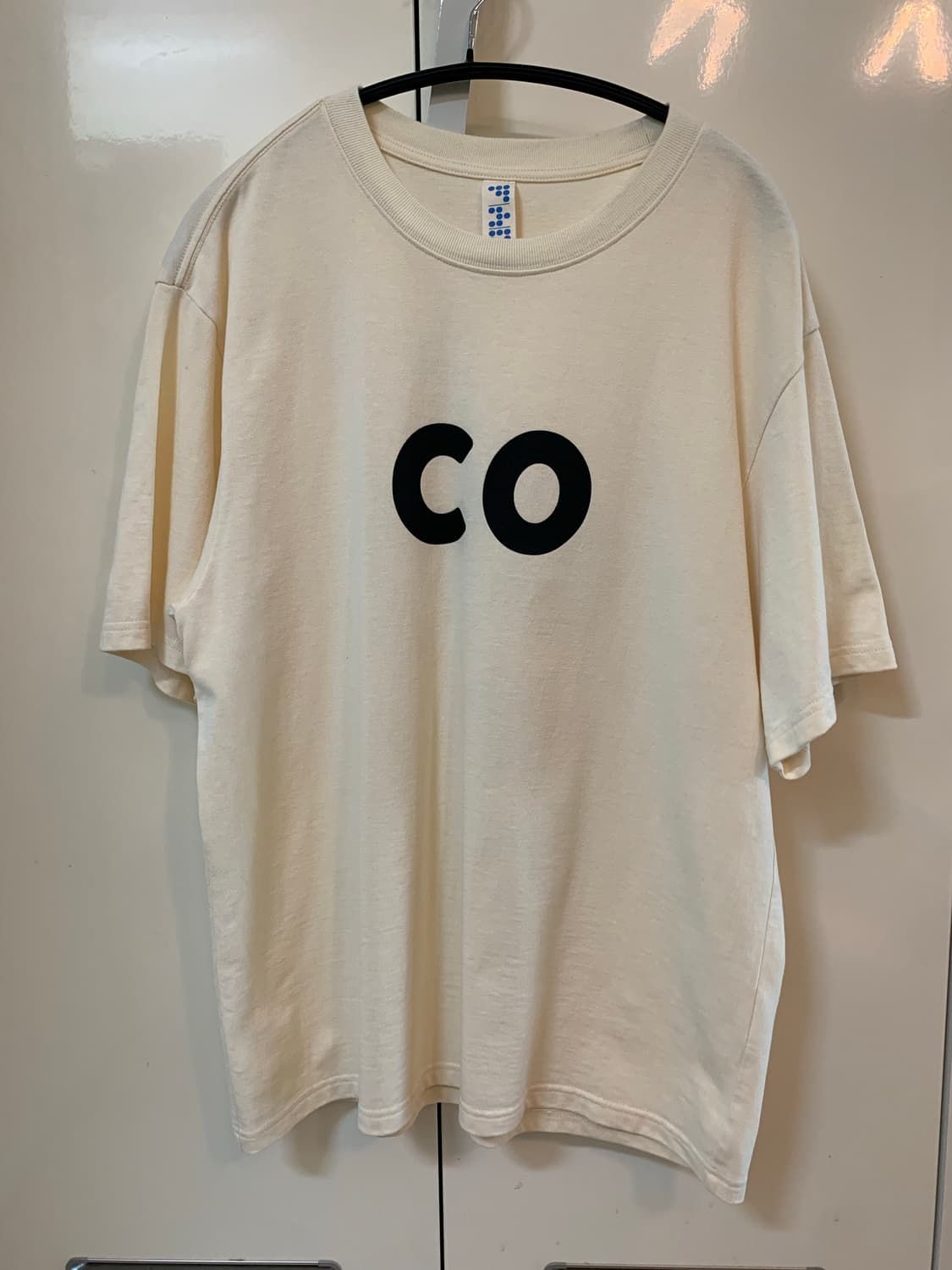 (M) 오존 co 반팔 티셔츠 아이보리 상품이미지2