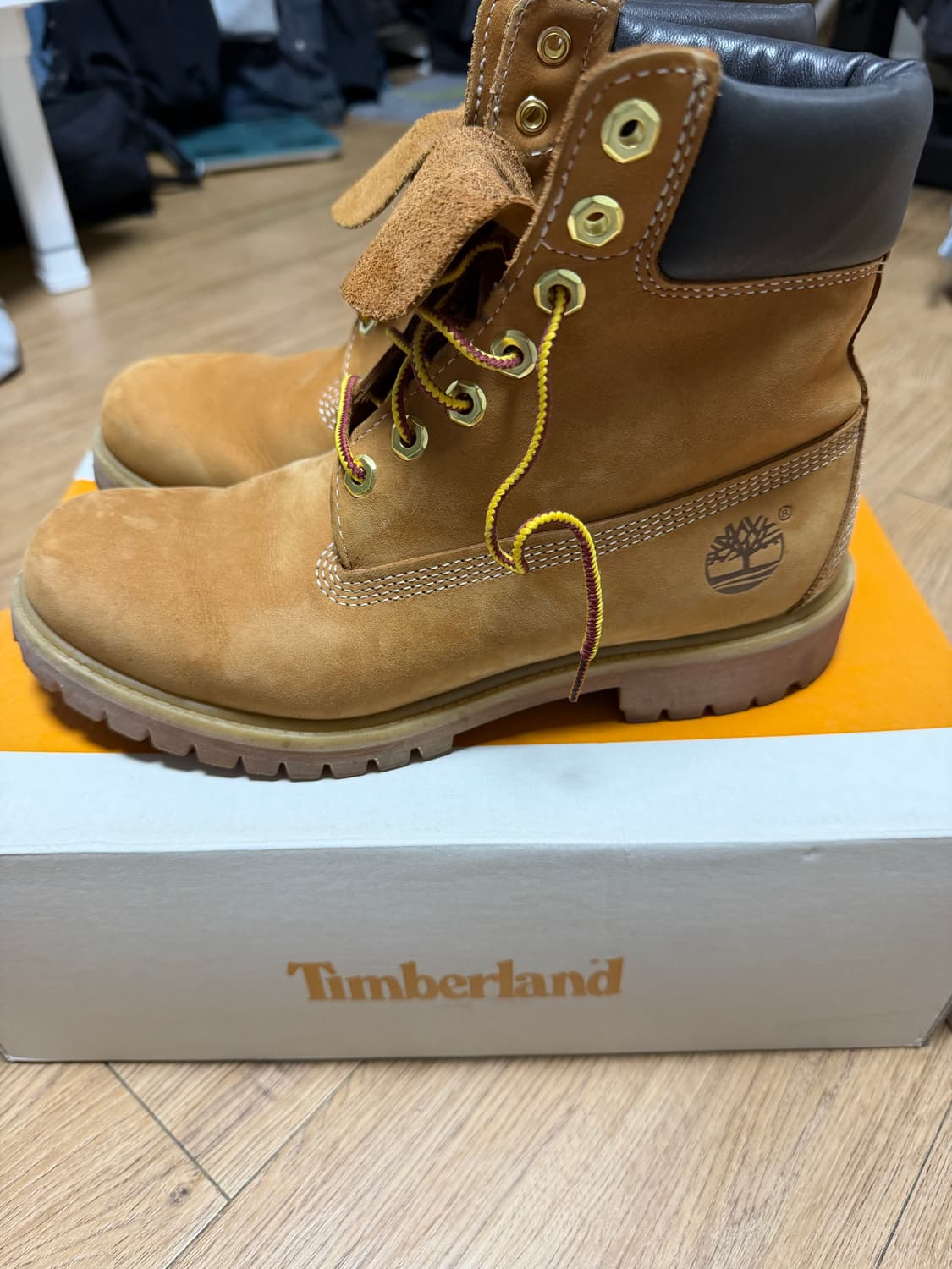 팀버랜드 프리미엄 6인치 워터프루프 부츠 위트 누벅 - 와이드 260 상품이미지5