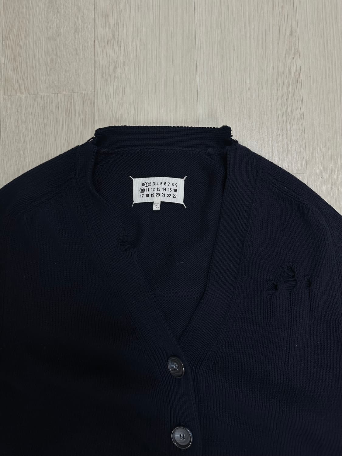 마르지엘라 디스트레스드 코튼 가디건 상품이미지3