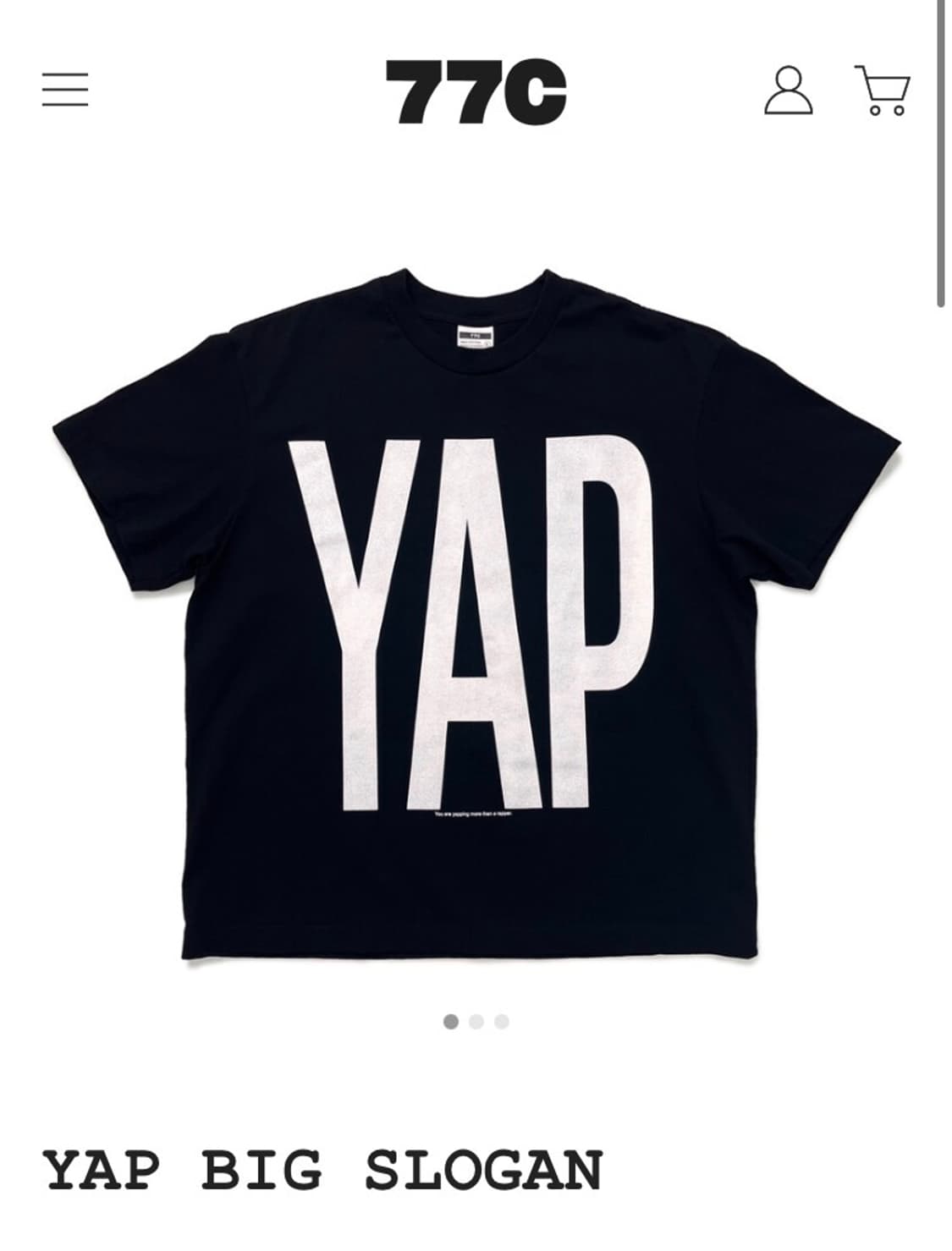 77c YAP 반팔 상품이미지1