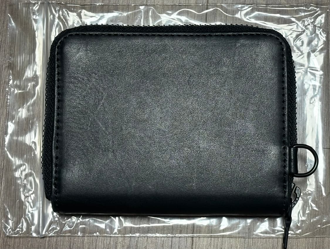 히스테릭 글래머 로고 스터드 라운드 집 미니 월렛 블랙 상품이미지2