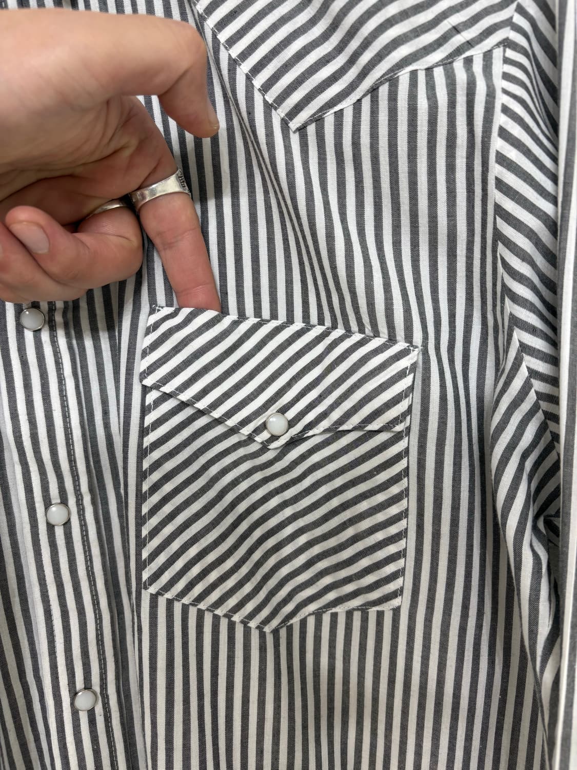 80's vtg Saddlebrook Westernwear stripe  상품이미지5