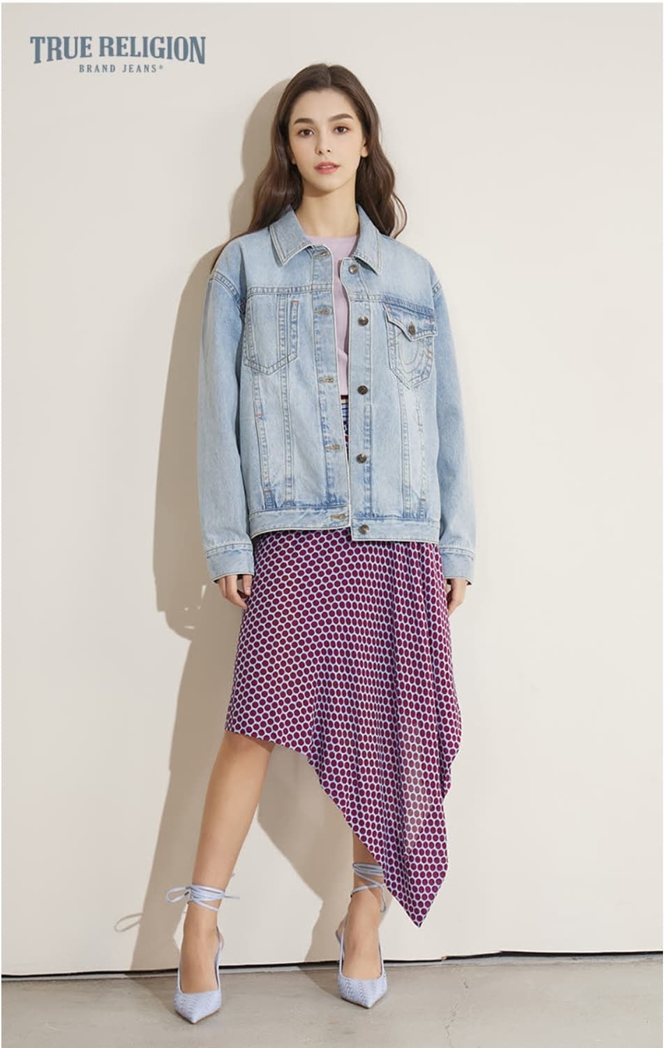 (XL)여성 트루릴리전 데님 자켓 상품이미지6
