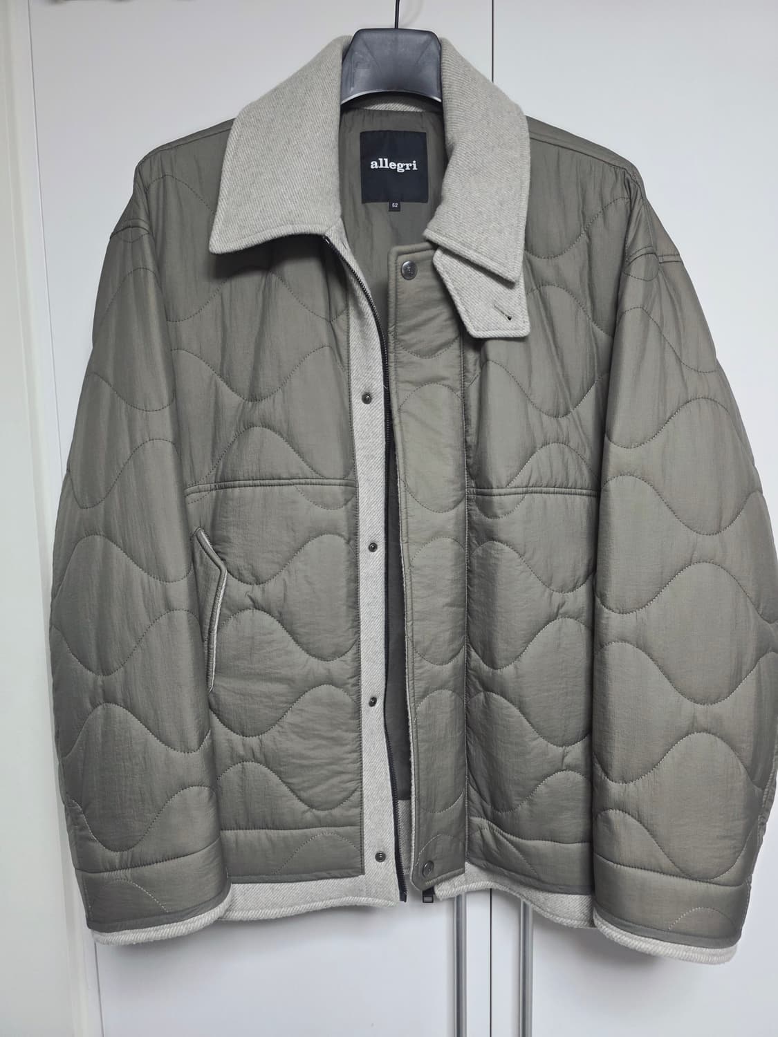 알레그리 퀼팅자켓 52사이즈 상품이미지1