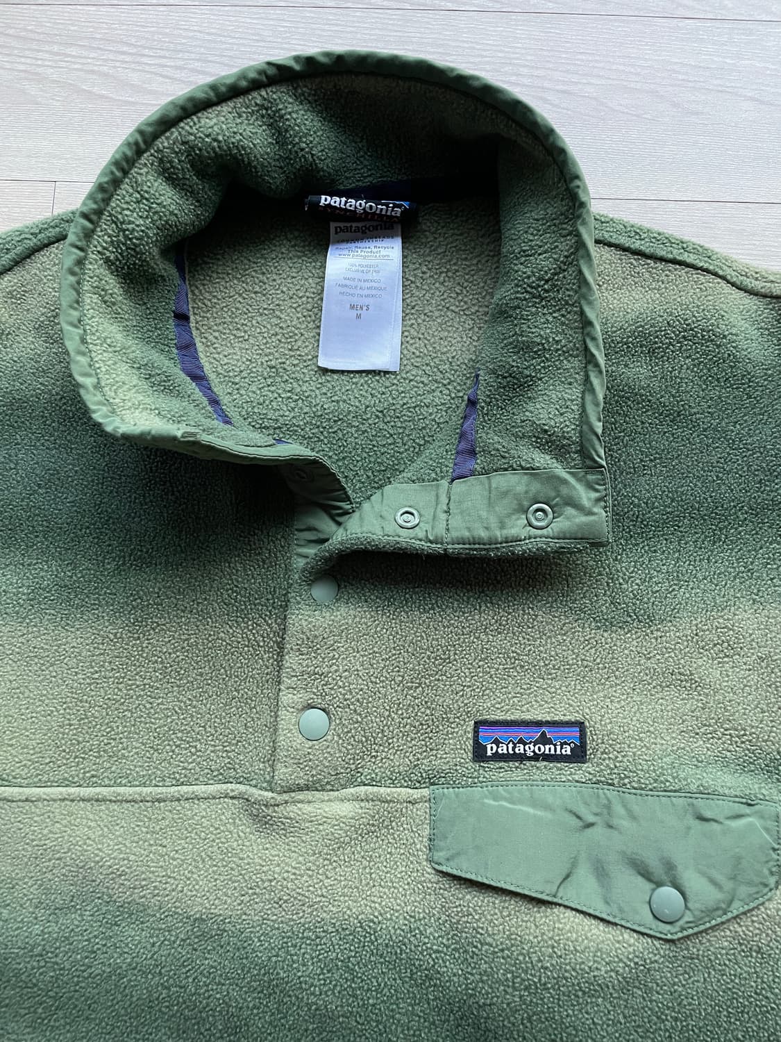 파타고니아 신칠라 그린 스트라이프 patagonia 상품이미지4