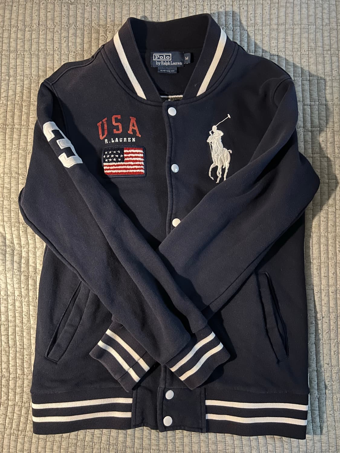 !유일매물! 폴로 빅포니 성조기 자켓 상품이미지1