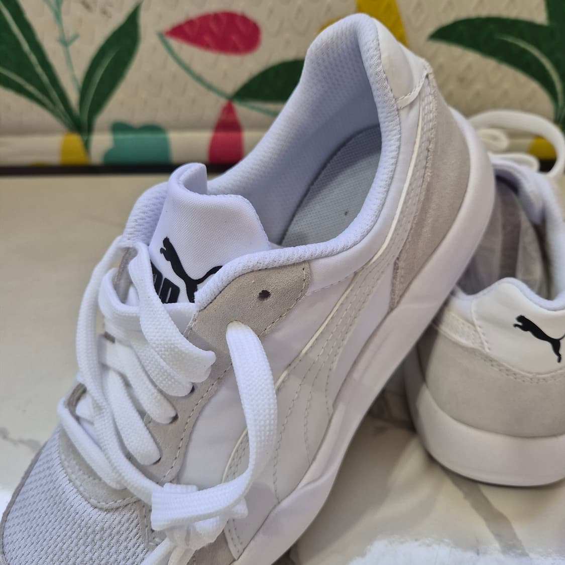 푸마 운동화 화이트 스니커즈220 상품이미지5