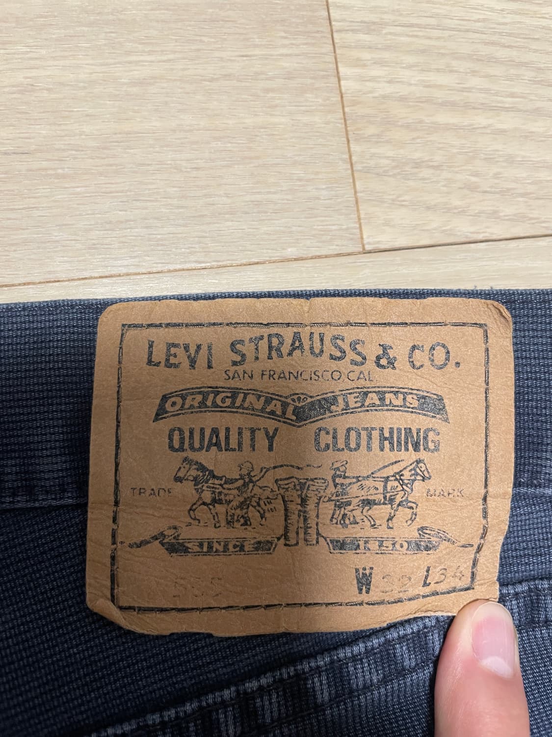 90s 빈티지 505 리바이스 바지 팝니다 상품이미지3