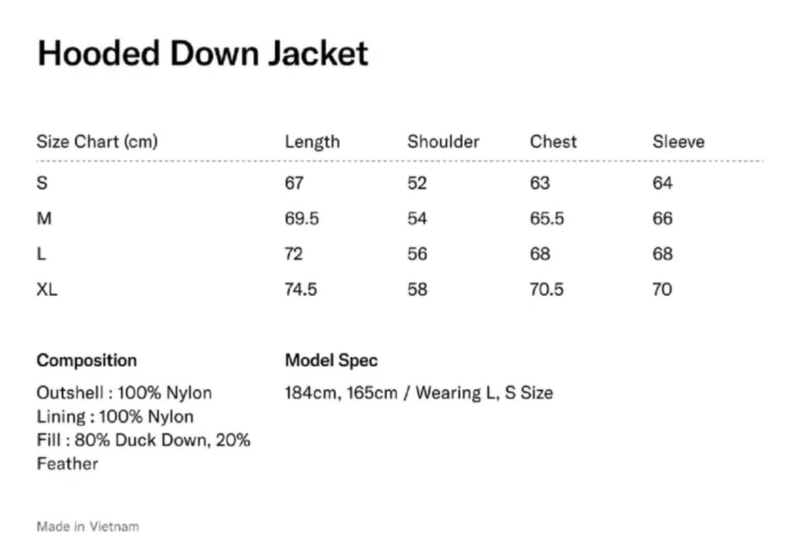 예스아이씨 덕다운 패딩L 상품이미지6