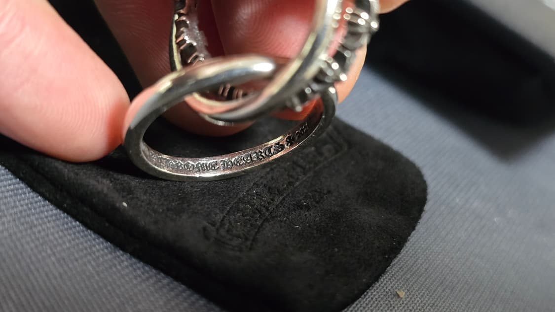 크롬하츠 타이니 트리플 밴드링 S 상품이미지2