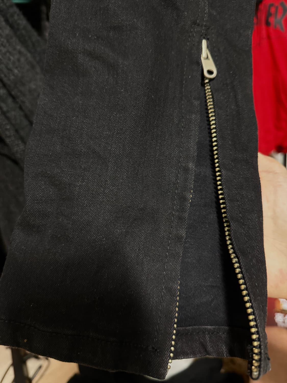 피어오브갓 디스트로이드 지퍼 데님 진 32 상품이미지6