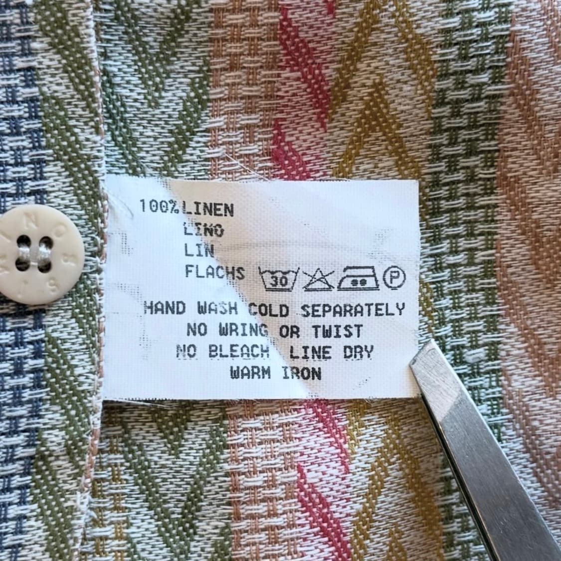 미쏘니 헤링본 린넨 셔츠 상품이미지9