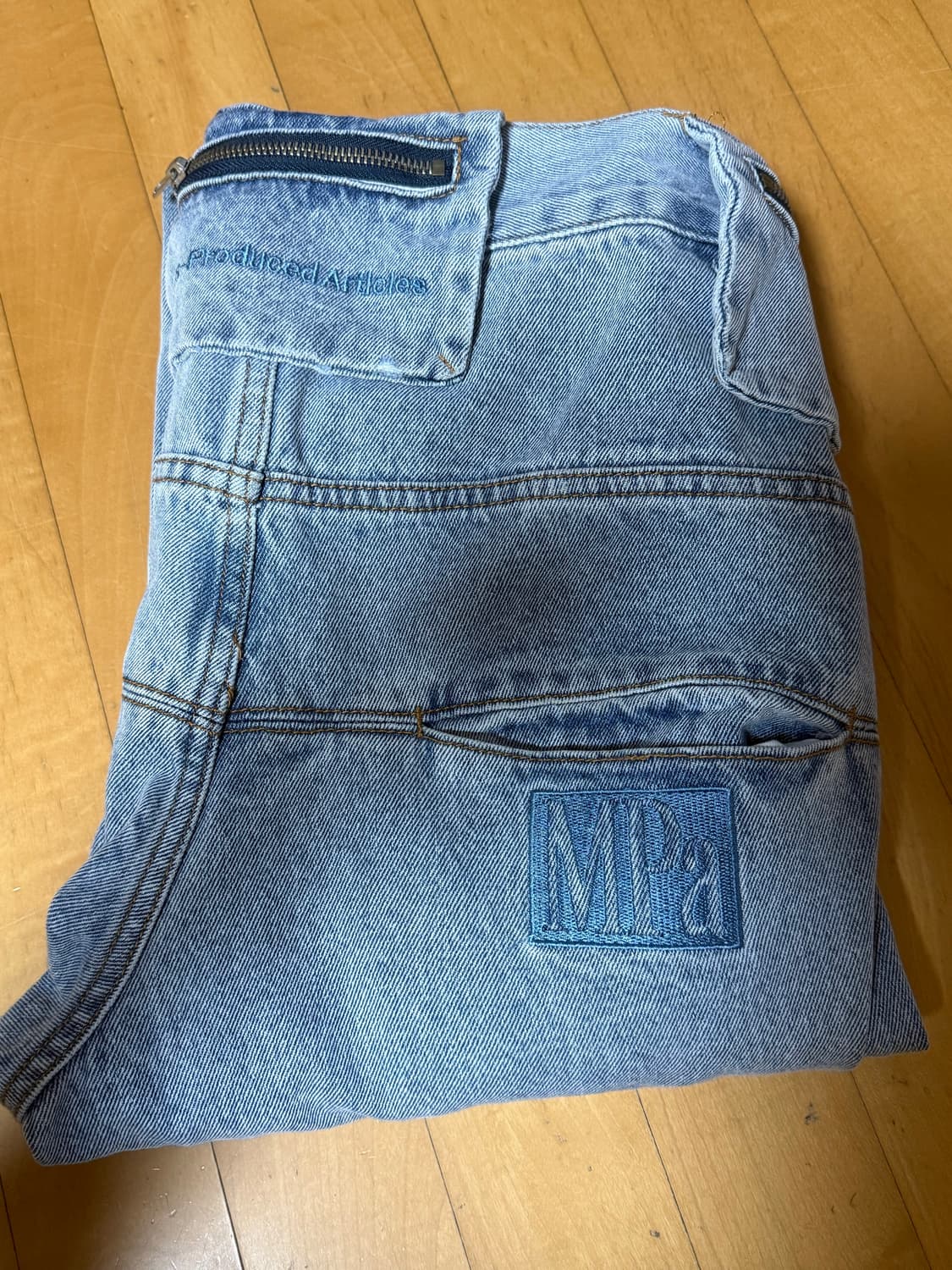플라스틱 프로덕트 MPa BAG PANTS (STEEL BLUE) 상품이미지4